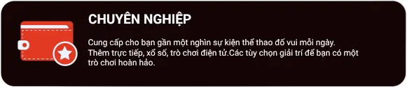 Dịch vụ chuyên nghiệp